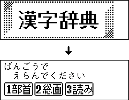 XD-90 Using kanji-jiten 001
